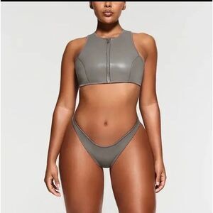 SKIMS Gray Bikini Set